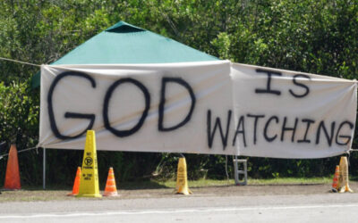 People of Faith Pray and Protest at Detention Camp