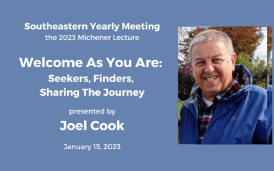 Welcome As You Are: Seekers, Finders, Sharing The Journey